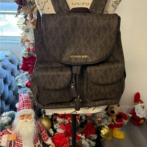 Michael Kors Logo Backpack